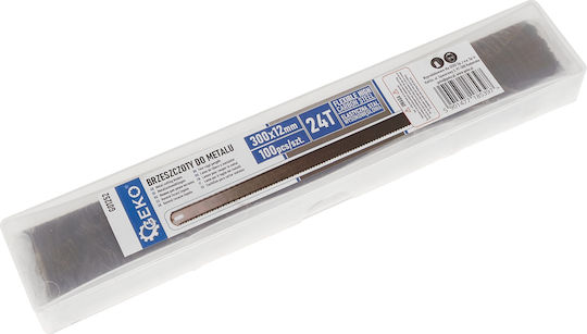 Metal Saw Blade Set 300 X 12 Mm 24t 100 Pieces Geko G01252