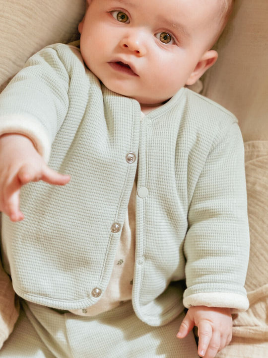 Kinderstrickjacke Soft Green