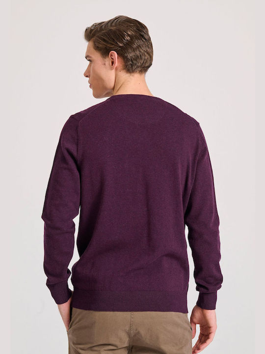 Garage Fifty5 Long Sleeve Sweater Plum Mel