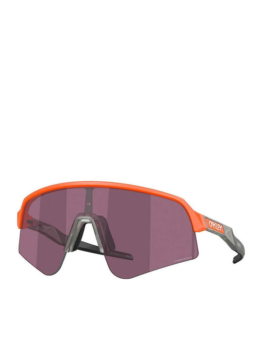 Oakley Sutro Lite Sweep Men's Sunglasses with Orange Plastic Frame and Purple Lens OOO9465-30