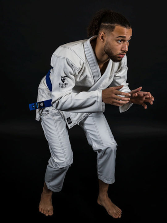 Ground Force Ανδρική Στολή Jiu Jitsu Λευκή