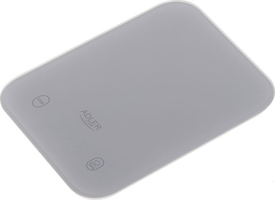 Adler Digital Kitchen Scale Up To 3.181kg Gray