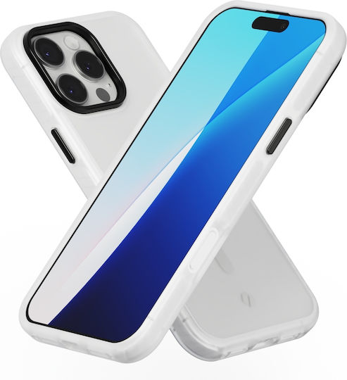 Spacecase Hybrid Fusion Mag Задна корица Пластмаса Бял (iPhone 16 Pro Max)