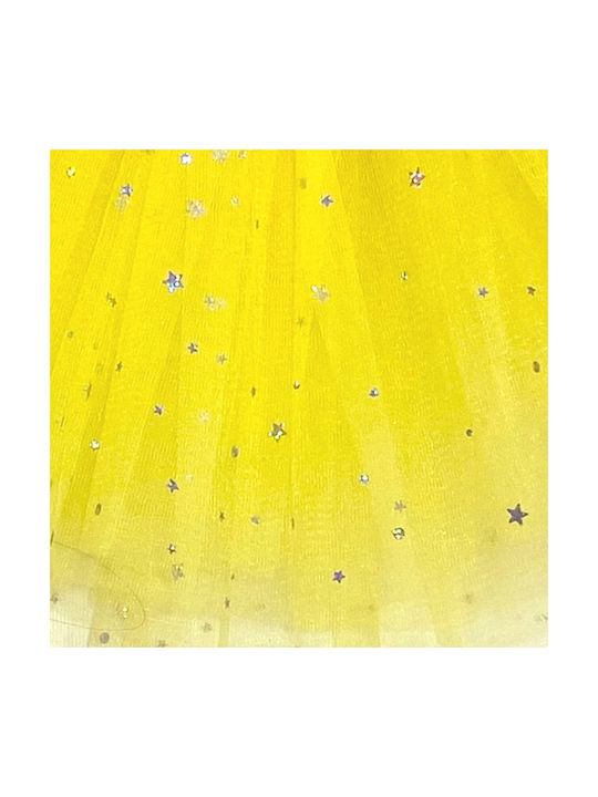 Memoirs Kids Tulle Tutu Skirt Yellow