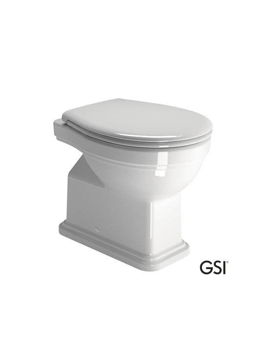 GSI Floor-Standing Toilet with Cover Soft Close White