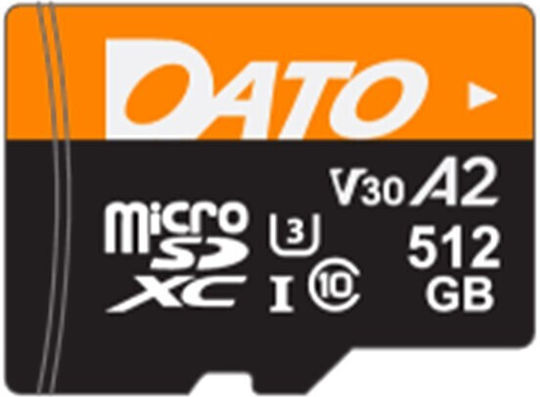 Dato SDXC 512GB Class 10 U3 V30 A2