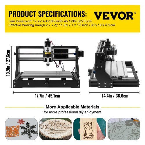 Vevor CNC Engraving DKJ3018PRO2.5W001V2