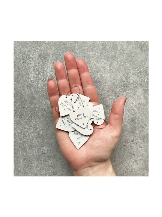 Hanging Heart Ornament 3x6cm