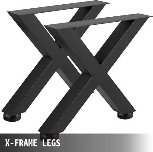 Vevor Picior Metalic Pentru Mobilier Potrivit Pentru Masă / Măsuță / Birou 72x79cm Negru