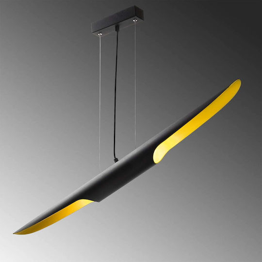 Opviq Efsun Hängelampe Schwarz 100x8x104cm.