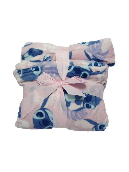 Disney Blanket Fleece Light pink 60x75cm