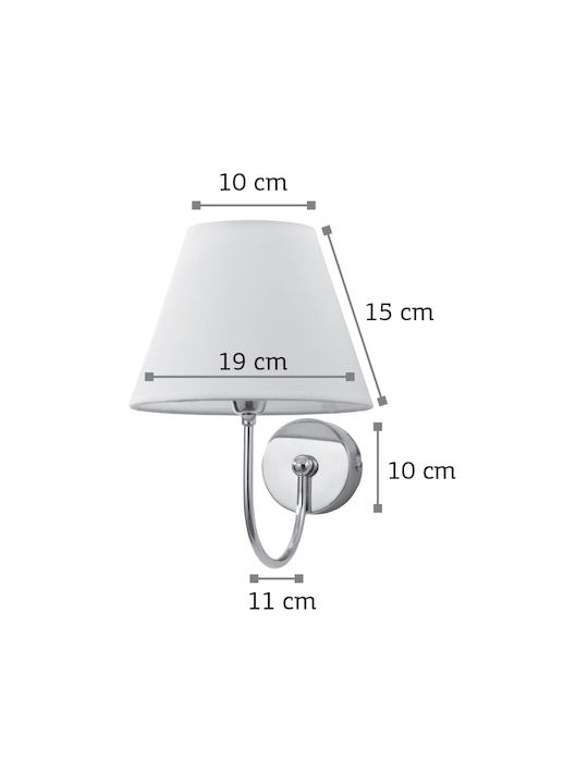 Inlight Classic Lamp Wall with Socket E14 Gold 23cm