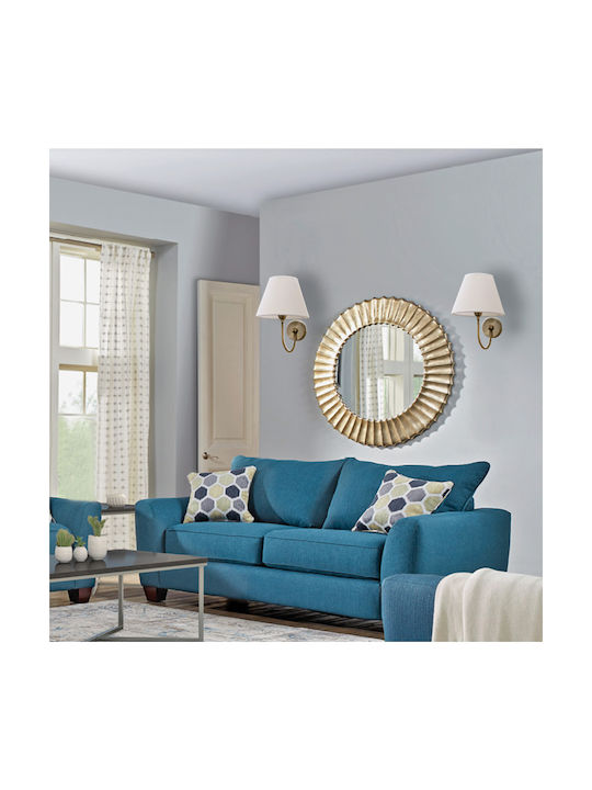 Inlight Classic Lamp Wall with Socket E14 Gold 23cm