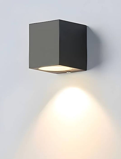 Home Lighting Κλασικό Φωτιστικό Τοίχου με Ντουί GU10 Γκρι