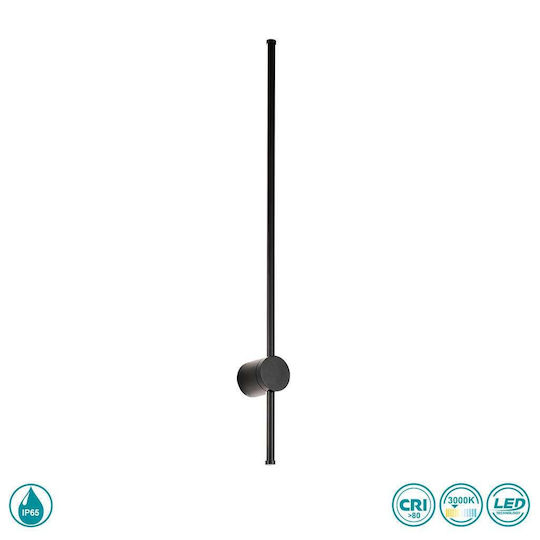 Viokef New York Wandmontiertes Außenstrahler LED IP65 14W mit Warmweißem Licht Doppelstrahl 7.6x7.6x81cm