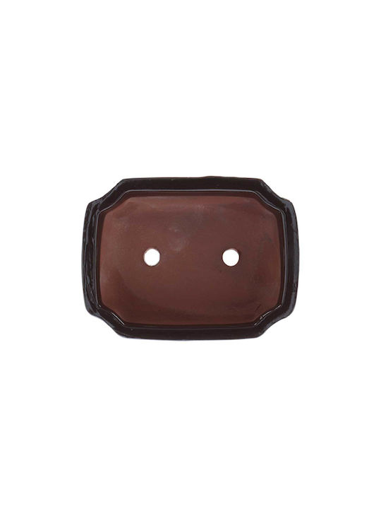Ghiveci Toaletă Ceramică Negru 20cm.