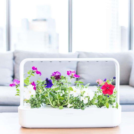 Click and Grow The Smart Garden 9 Self-watering Planter Box Plastic White 60.4x18.4x39.6cm.