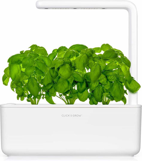 Click and Grow The Smart Garden 3 Self-watering Planter Box Plastic White 32x23x21cm.
