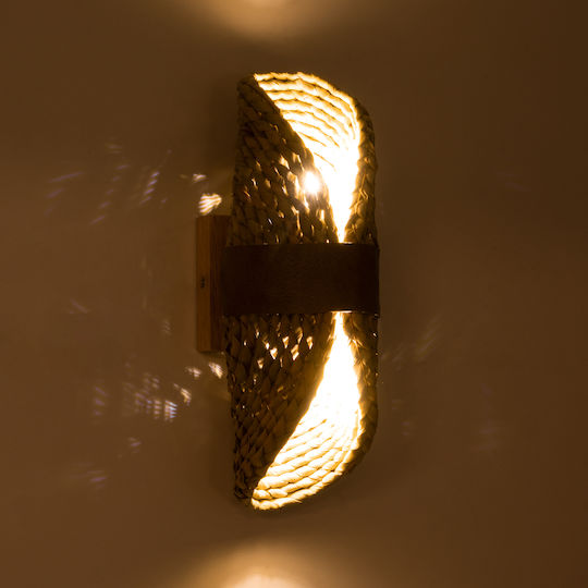 GloboStar Guava Wall Lamp Beige 30x30x30cm GloboStar Guava Wall Lamp Beige 30x30x30cm