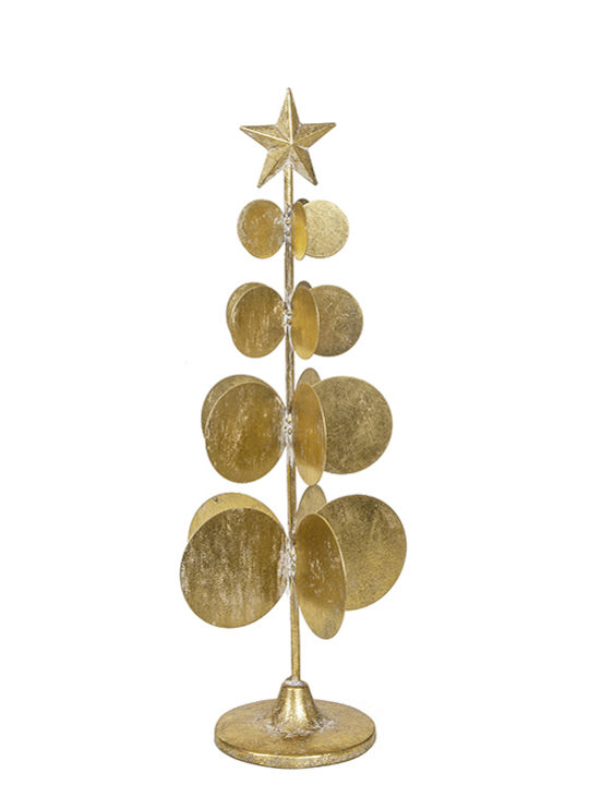 Zaros Christmas Decorative Tree 62cm Gold Επιτραπέζιο