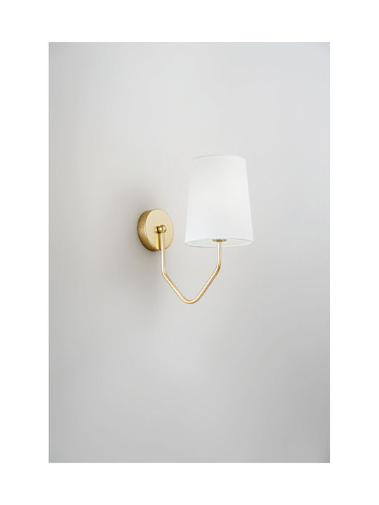 Fan Europe I-Sally-AP Modern Lamp Wall with Socket E14 Gold 31.5x28x15cm