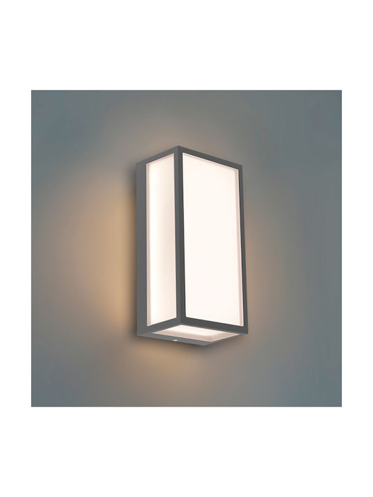 Viokef Sonder Επιτοίχια Εξωτερική Πλαφονιέρα LED IP54 10W με Ρυθμιζόμενο Λευκό Φως 11x22.2x8.2εκ.