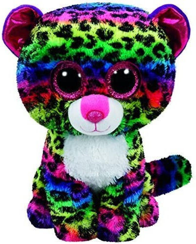 TY Λούτρινο Beanie Boos Dotty Multicolor Leopard Reg για 3+ Ετών 15 εκ.