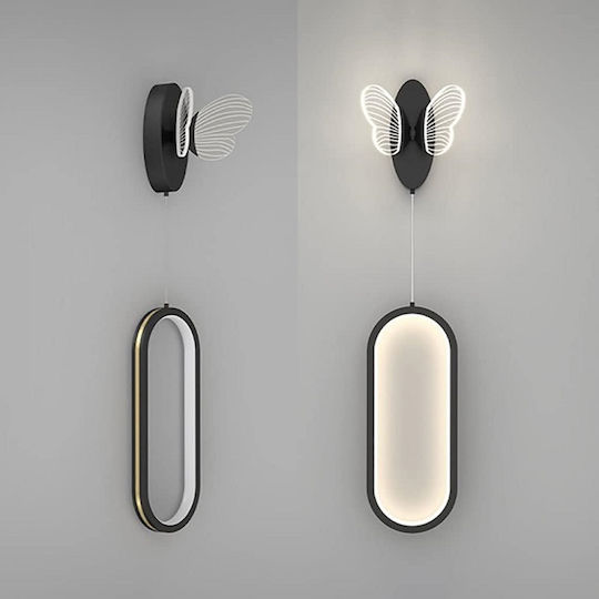 Ph219 Wall Lamp LED Black 15x15x15cm