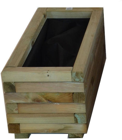 Showood Ζαρντινιέρα Ξύλινη Καφέ 70x30x28εκ.