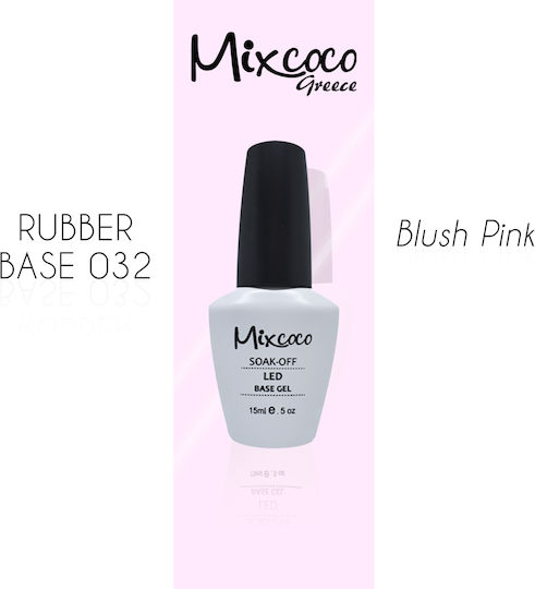 Mixcoco Base Coat for Semi-Permanent Nail Polish Rubber 15ml