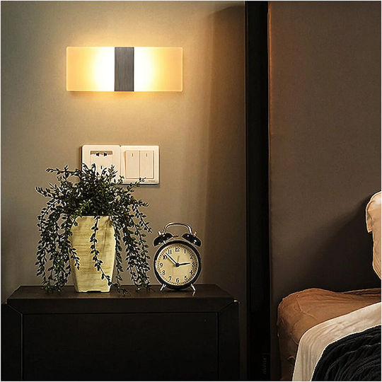 Led7 Break Classic Lamp Wall with Integrated LED and Warm White Light 10cm