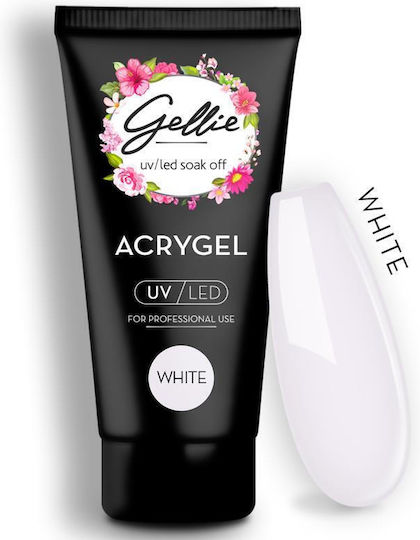 Gellie Acrygel Falsche Nagelgel Weiß 60ml