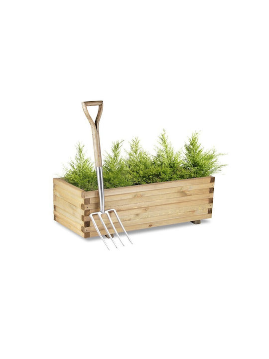 Showood Blumenkasten Hölzernes Braun 90x40x33cm.