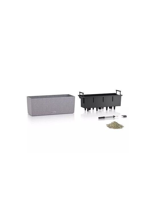 Lechuza Balconera Stone Self-watering Planter Box Plastic Beige 79x19x19cm.