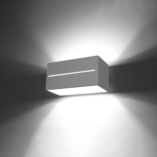 Sollux Lobo Modern Lamp Wall with Socket G9 White 20x14x14cm