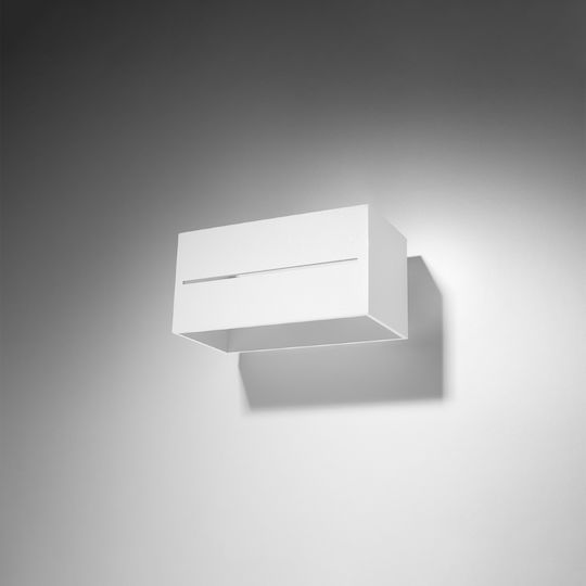 Sollux Lobo Modern Lamp Wall with Socket G9 White 20x14x14cm