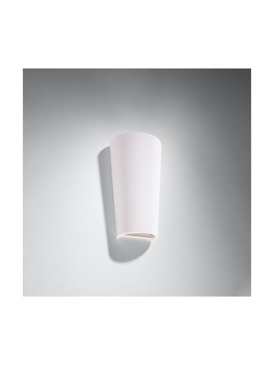 Sollux Lana Classic Lamp Wall with Socket E27 White 16x20x20cm