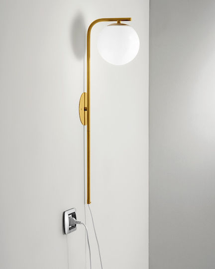 Fan Europe Lamp Wall Gold 65.5x15cm