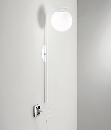Fan Europe Lamp Wall Socket White 65.5x15cm Fan Europe Lamp Wall Socket White 65.5x15cm
