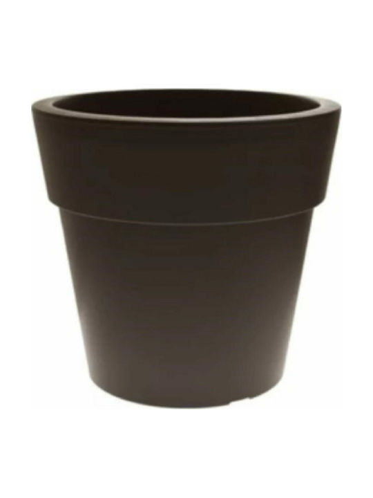 Viomes Linea Pot Plastic Bronze 25x25x24cm.