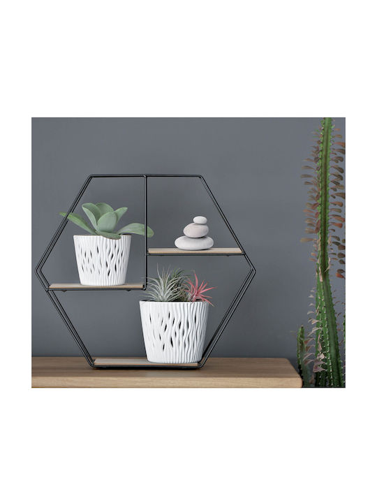 Marhome Sandy Pot Plastic 12.8x12.8x11.1cm.