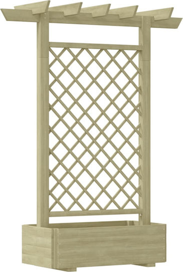 vidaXL Blumenkasten Hölzernes Braun 162x56cm.