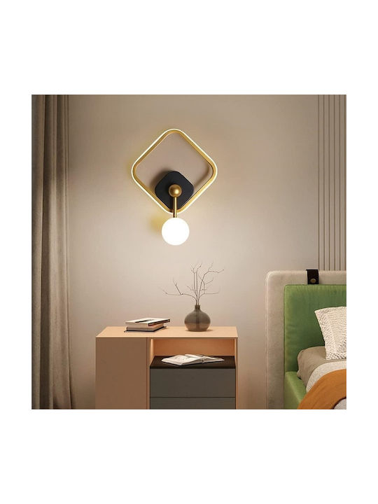 Ph108 Modern Wandleuchte mit Integrierter LED und Warmem Weiß Licht 20x20x20cm