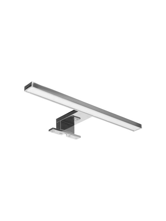 Adviti Lamp Bathroom with Integrated LED and Natural White Light Silver 30cm