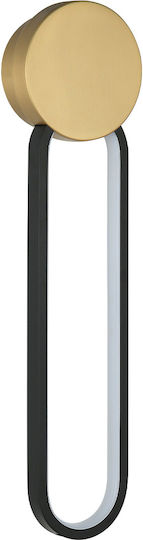 Zambelis Lights Светлинно Фиксатор За Стена LED Златист 12.3x6x6см