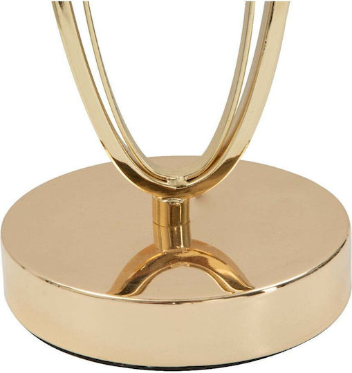 Mauro Ferretti Metal Table Lamp with White Shade and Base