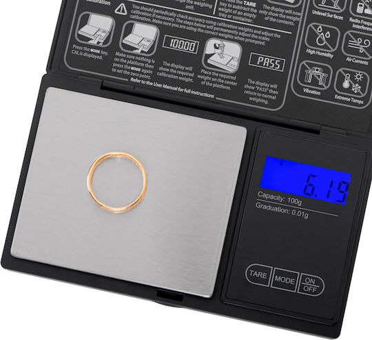 Adler Ad 3176 Black Digital Precision Scale #06-4704