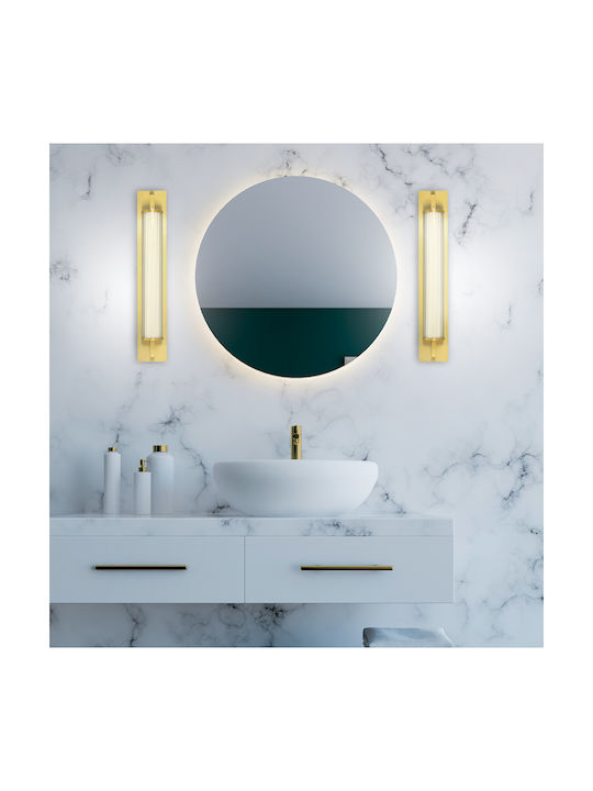 Viokef Frida Classic Lamp Bathroom with Integrated LED and Warm White Light Yellow 58x11.5x10.5cm