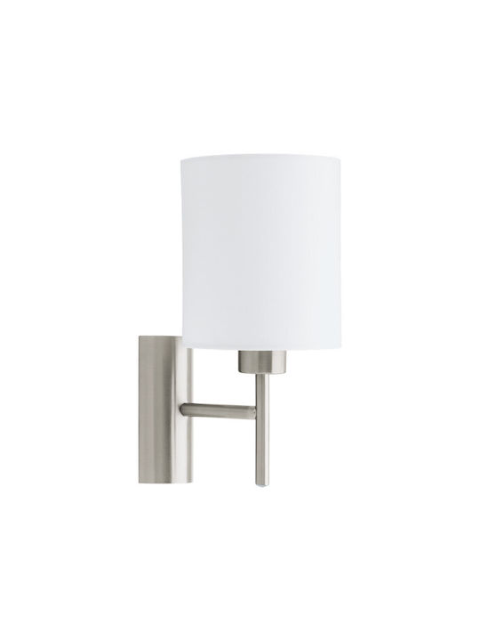 Eglo Pasteri Classic Wall Lamp with Socket E27 White Width 19.5cm