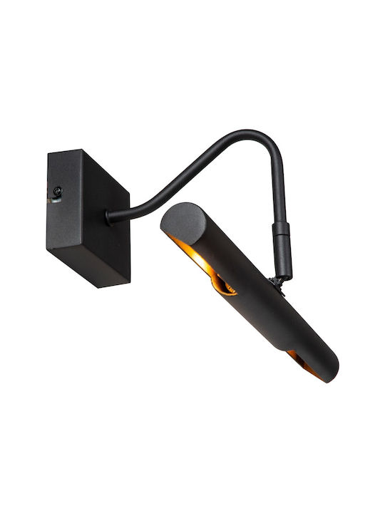 Lucide Lightning Μοντέρνο Φωτιστικό Πίνακα με Ντουί G9 Μαύρο